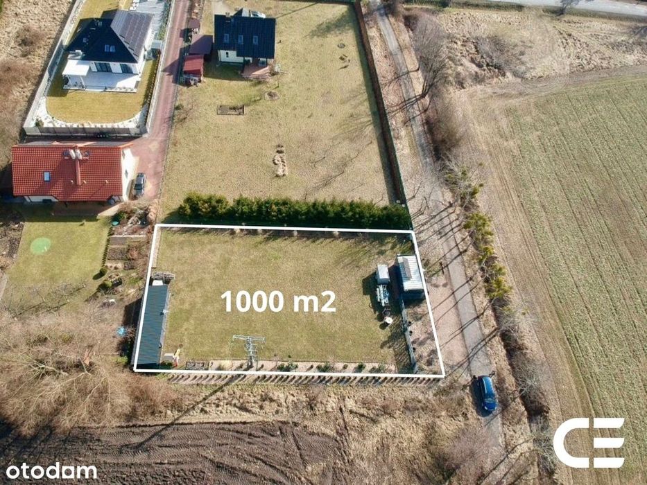 Działka budowlana 1000 m² | Wrocław - Żar | Media - Widok 4