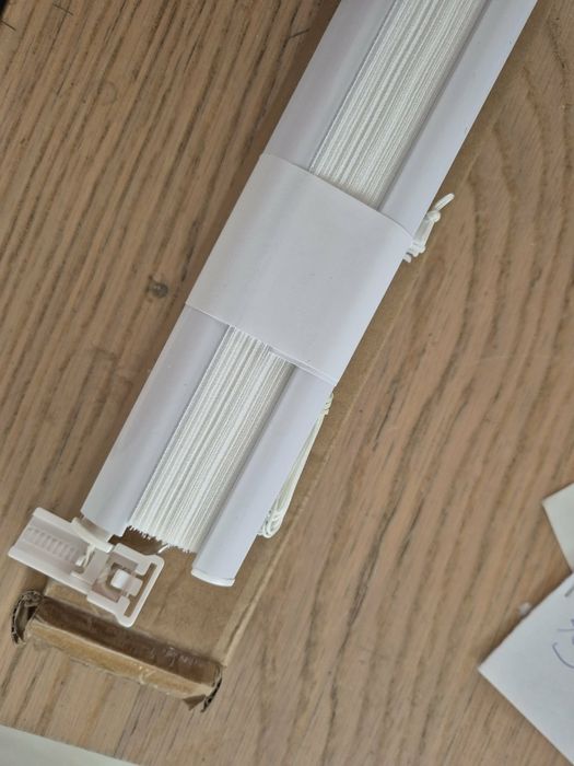 Roleta plisa biały żaluzja 95cm szer.