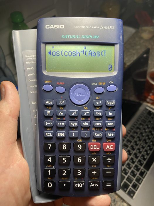 Casio fx 83 ES японский научный калькулятор в хорошем состоянии