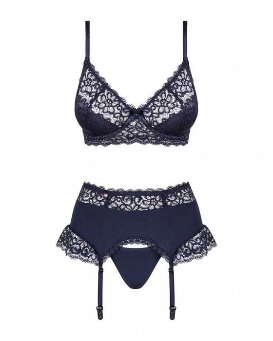 Piękny komplet 3 częściowy Obsessive Drimera S/M