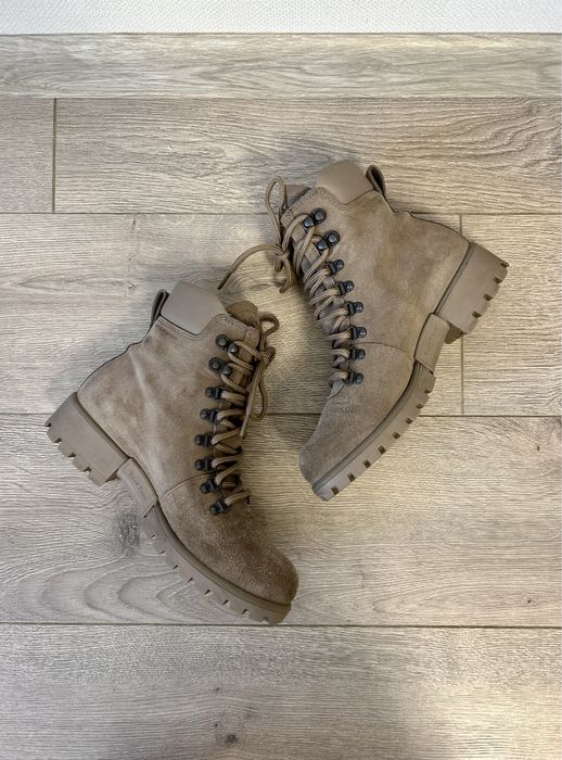 Ботинки Ecco Modtray Hydromax 37 черевики замшеві бежеві