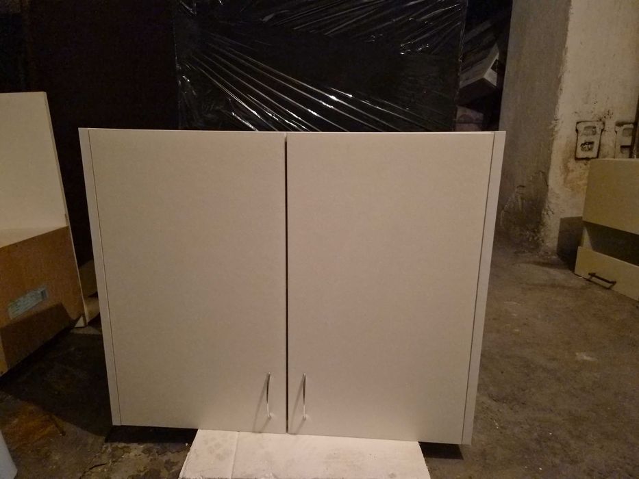 Szafka łazienkowa biała 82cm wysokość