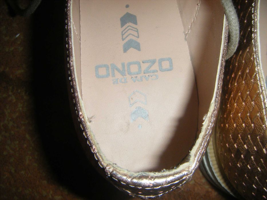 Комфортные плетенные лоферы OZONO, 40/ 41 размер 26/26,5 см