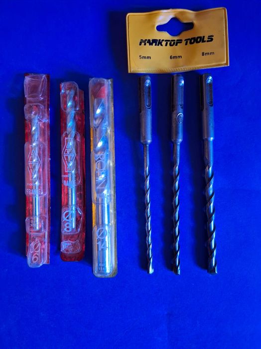 Conjunto brocas para betão