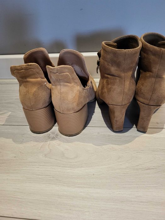 Zestaw botki 36 ,brazowe