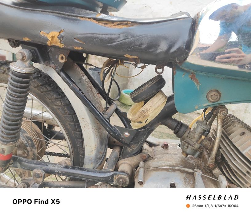 Mota Clássica Casal K182s 50cc de 1978 - Perfeita para Restauro