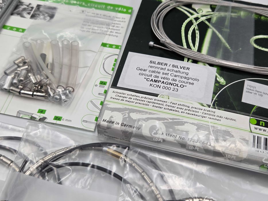 Zestaw linek i pancerzy przerzutki NOKON / Campagnolo / retro