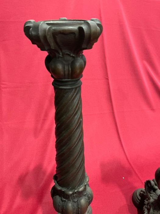 Candelabros par bronze baroque empire 41 cm ,anúncios abaixo