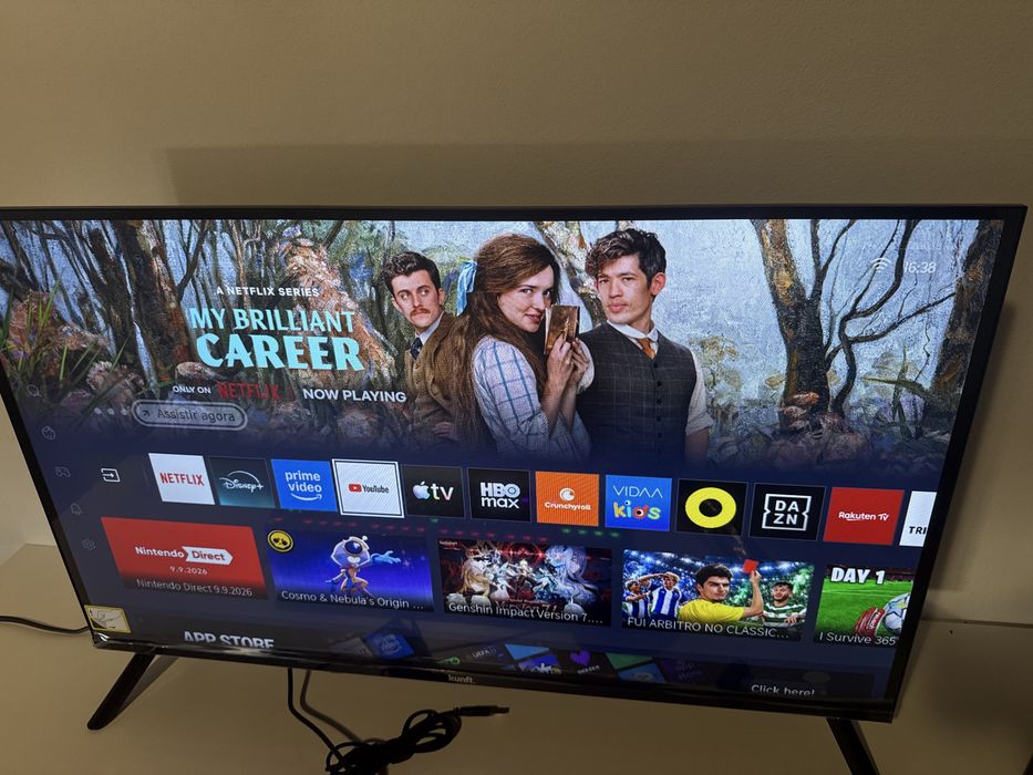 TV(kunfl) 32’’ ; Teclado game e rato game