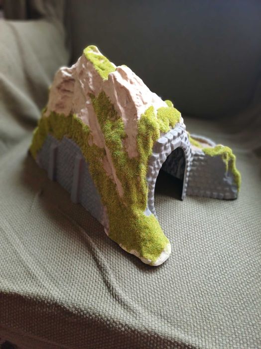 Túnel, via única, escala H0