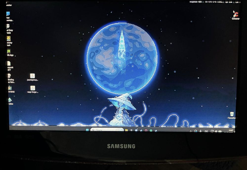 Телевізор/Монітор Samsung 19" (HDMI, VGA) – під кронштейн на стіну