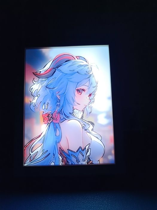 Живі картини зі зміною освітлення по геншину (Genshin Impact) 17*23 см