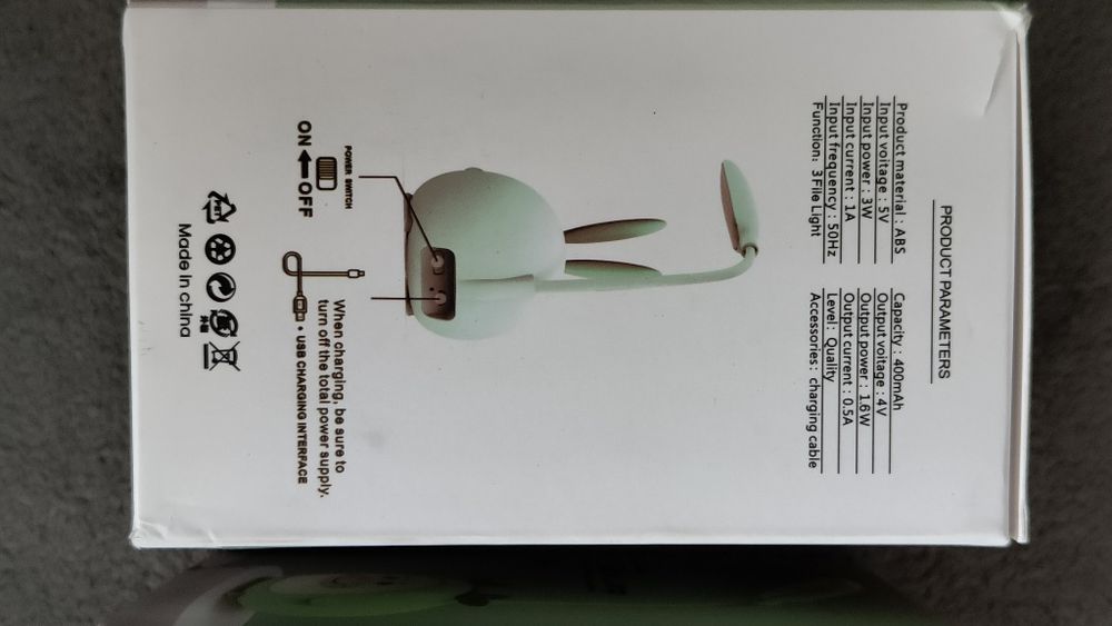 Lampka biurkowa, nocna, dziecięca Elf