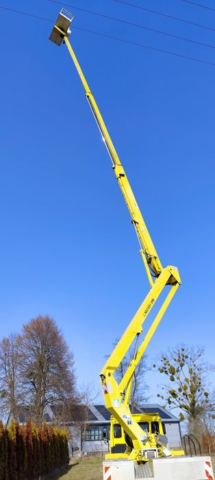 Zwyżka26metrów Podnośnik koszowy  wynajm, usługi ,Ścinki drze