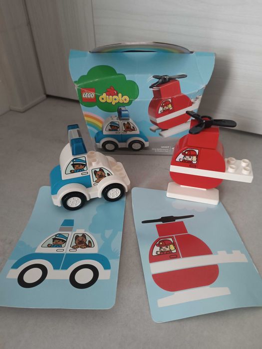 LEGO Duplo 10957 Helikopter strażacki i radiowóz