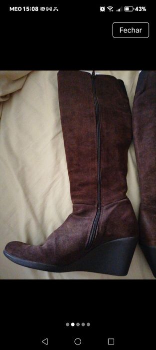 Botas pele TAM. 36,5