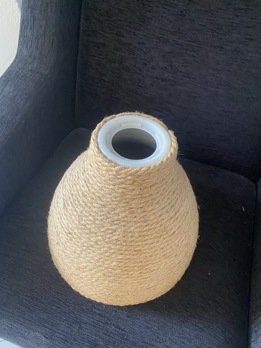 Abajur candeeiro corda - boho