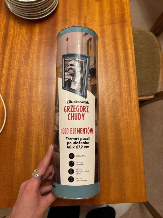 Oryginalne puzzle Beboki Katowice Grzegorz Chudy unikat 1000 kawałków