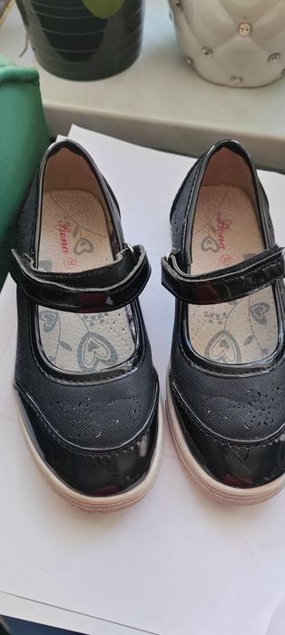 Baleriny ażurek czarne