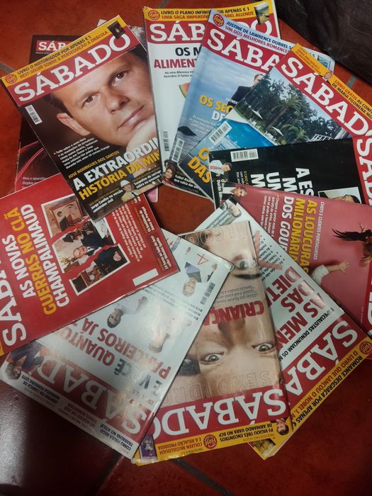 Revistas Sábado antigas