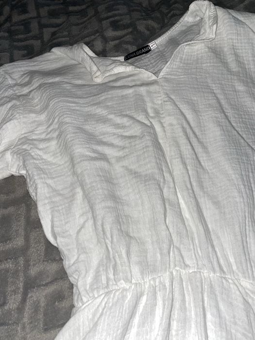 Сукня біла муслінова