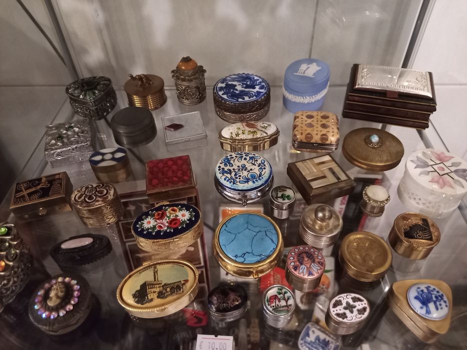 Caixinhas antigas guarda jóias