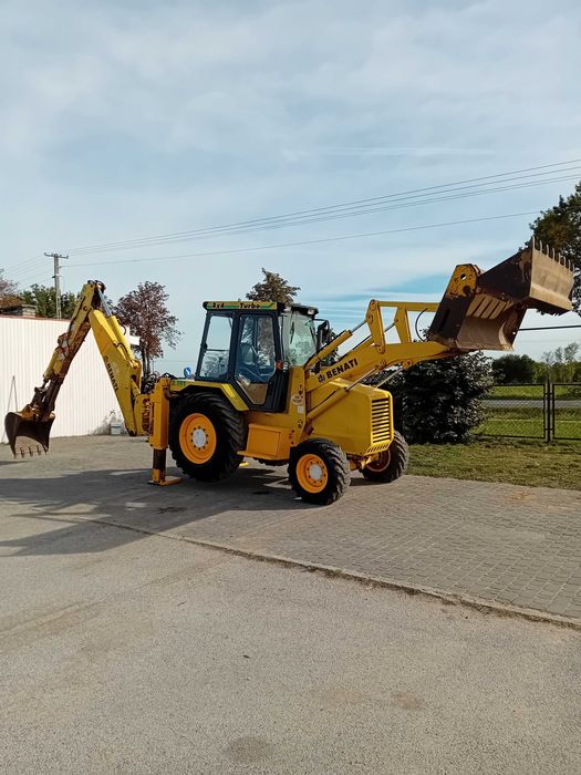 Koparko-ładowarka Fiat nie Jcb cat 4x4 teleskop powershift prywatnie