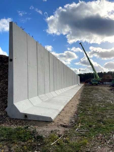 Mur Oporowy 5Metrów Elki betonowe zasieki Ściana oporowa