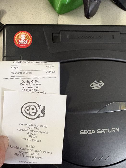 Sega saturn  com garantia