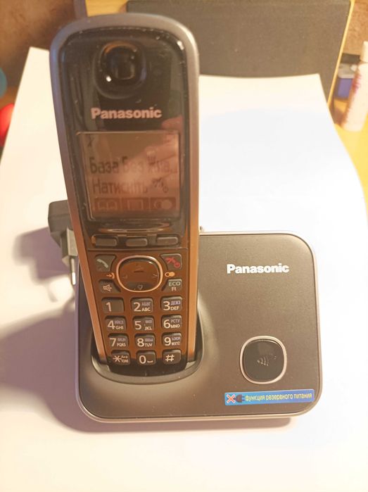 Бездротовий телефон Panasonic KX-TG6611UAB Black