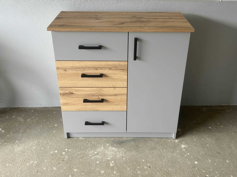 NOWA Komoda Lava + Dąb Wotan