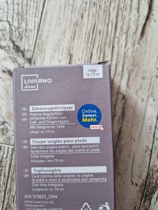 Obcinacz do paznokci livarno