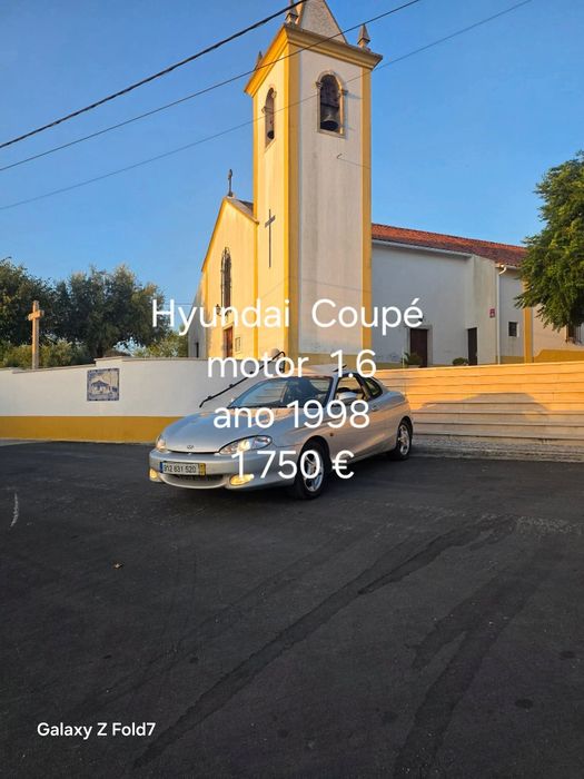 Hyundai Coupé 1.6i 16V 114cv gasolina ano1998 insp7-2027  pneus semi novos  Batarias nova troco