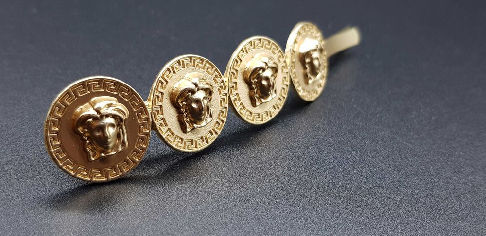 VERSACE Wsówka spinka do włosów