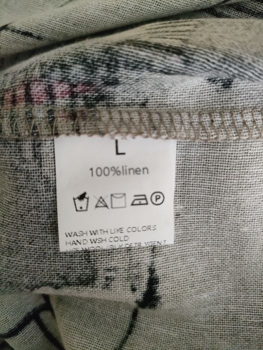 Sukienka damska lniana len 100%, rozmiar L