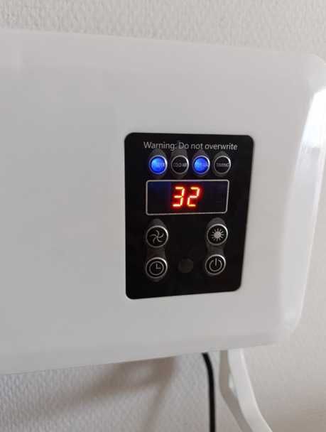 обігрівач настінний + кондиціонер 2в1 тепловентилятор з пультом дуйка