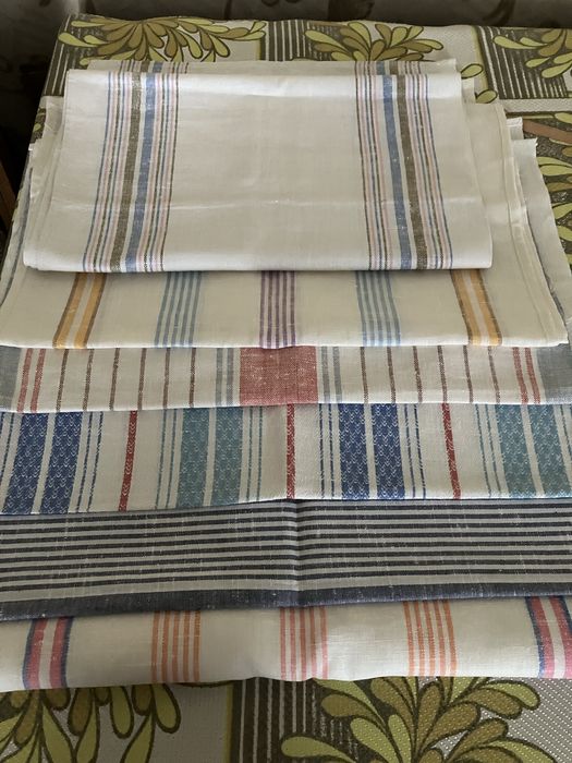 Полотенца льняные СССР и ткань льняная  СССР