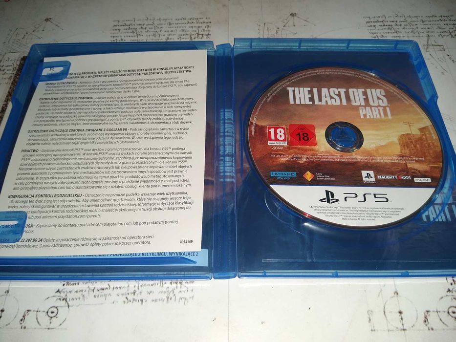The Last Of Us Part 1 Ps5 bez rys polska wersja