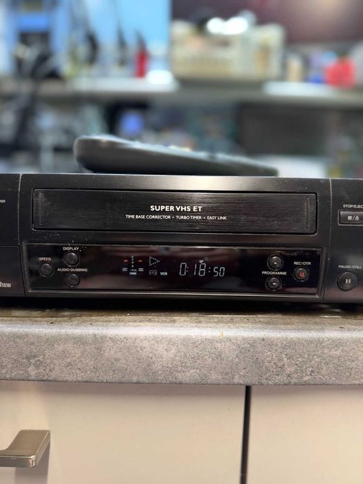 Magnetowid Philips VR1100 VHS i S-VHS biały kruk