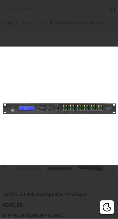 Processador de som digital ZENITH Lsp408 "crossover"