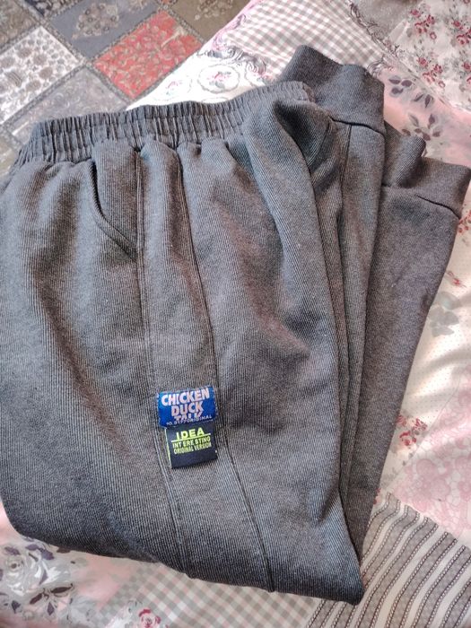 Штаны на меху женские серые графит L-XL зима