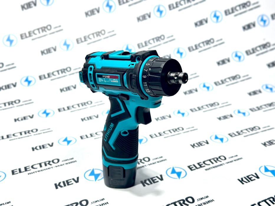 Шуруповерт аккумуляторный Grand ДА-12Li/DFR (Сьемный патрон) Чехия