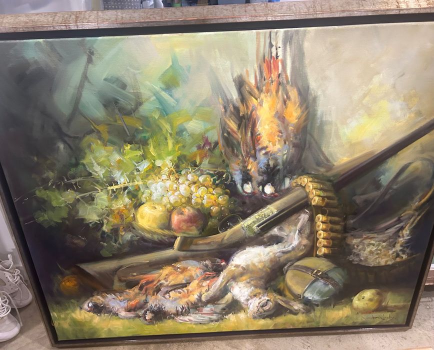 Pintura a óleo muito valiosa