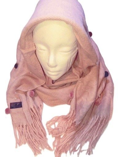 Szal chusta nowa ciepla gruba