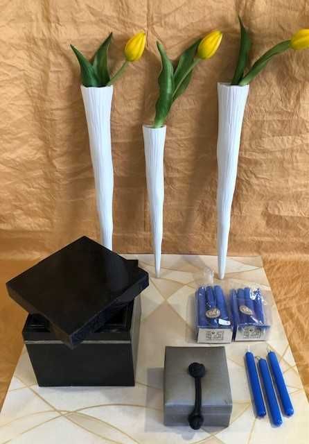 Conjunto de peças decorativas, tudo novo c/ 50% de desconto