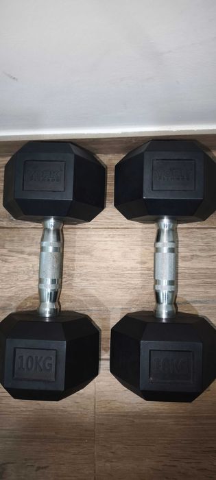 YORK - Halteres hexagonais 10kg