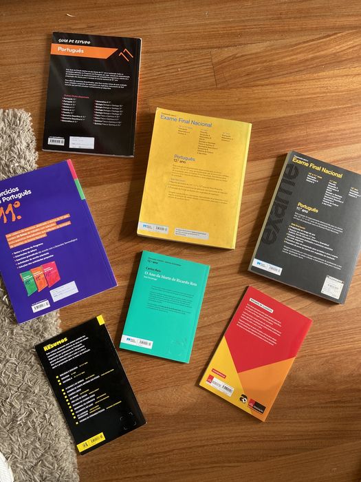 Livros de apoio ao exame portugues