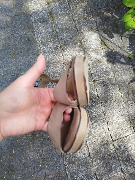 Sandały na koturnie Ryłko relax 36