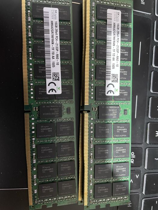 Memórias ECC 64GB DDR4 2133Mhz (4x16Gb]64729938249859121