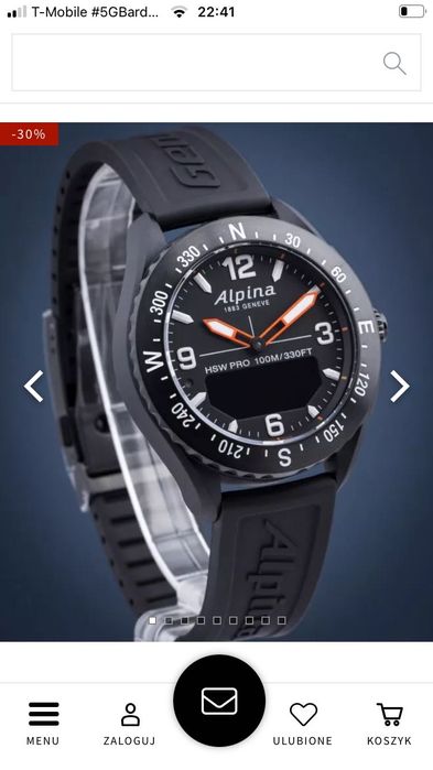 Zegarek Alpina AlpinerX okazja!  Smart Watch